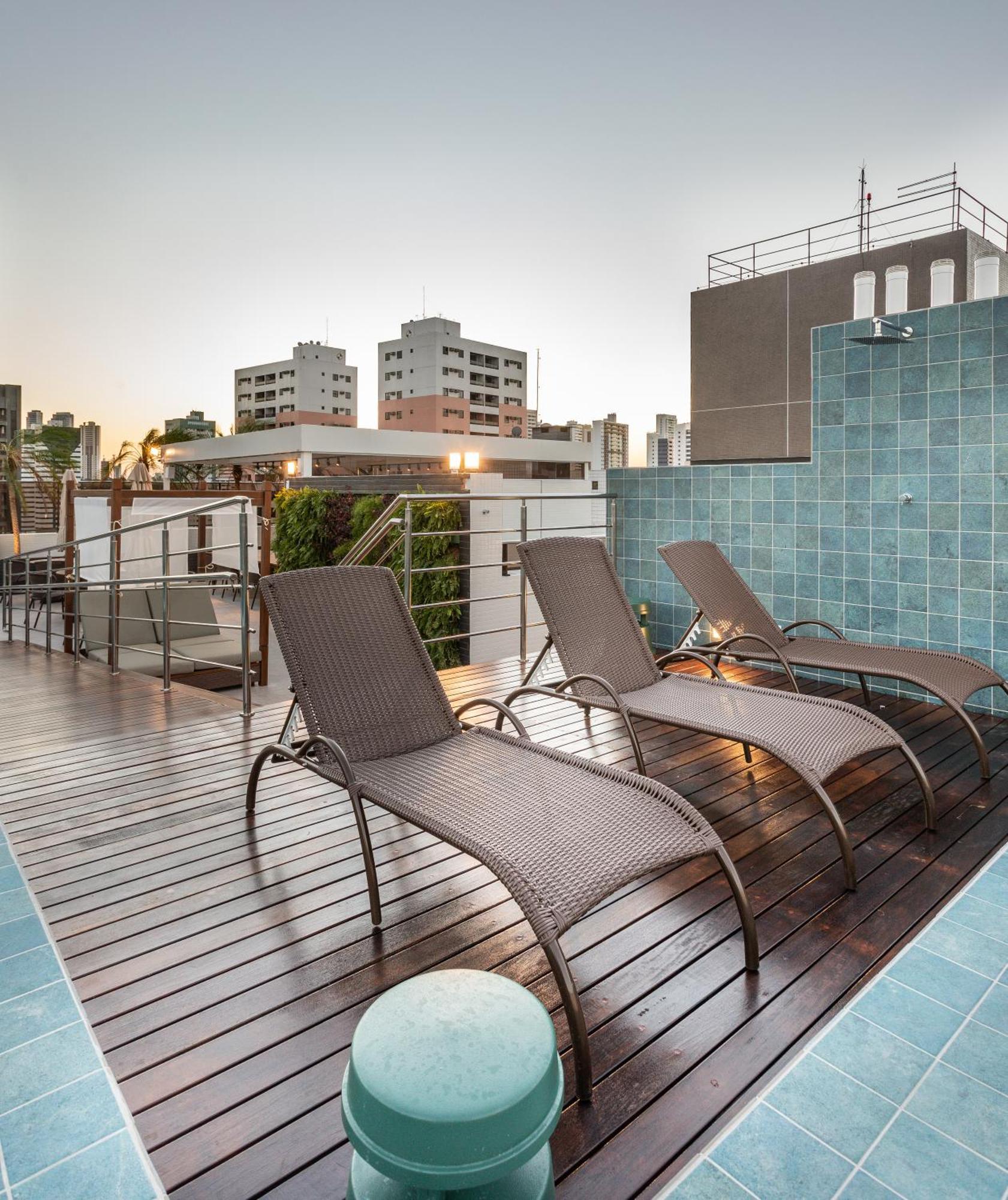 Cobertura Com Jacuzzi E Deslumbrante Vista Mar João Pessoa Exterior foto