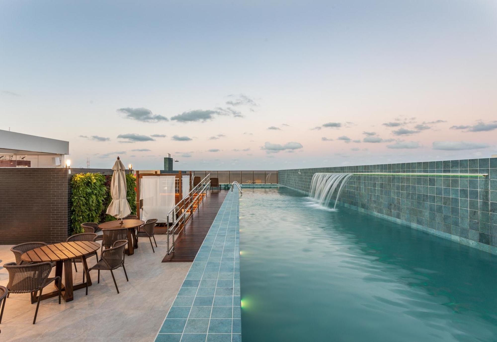 Cobertura Com Jacuzzi E Deslumbrante Vista Mar João Pessoa Exterior foto