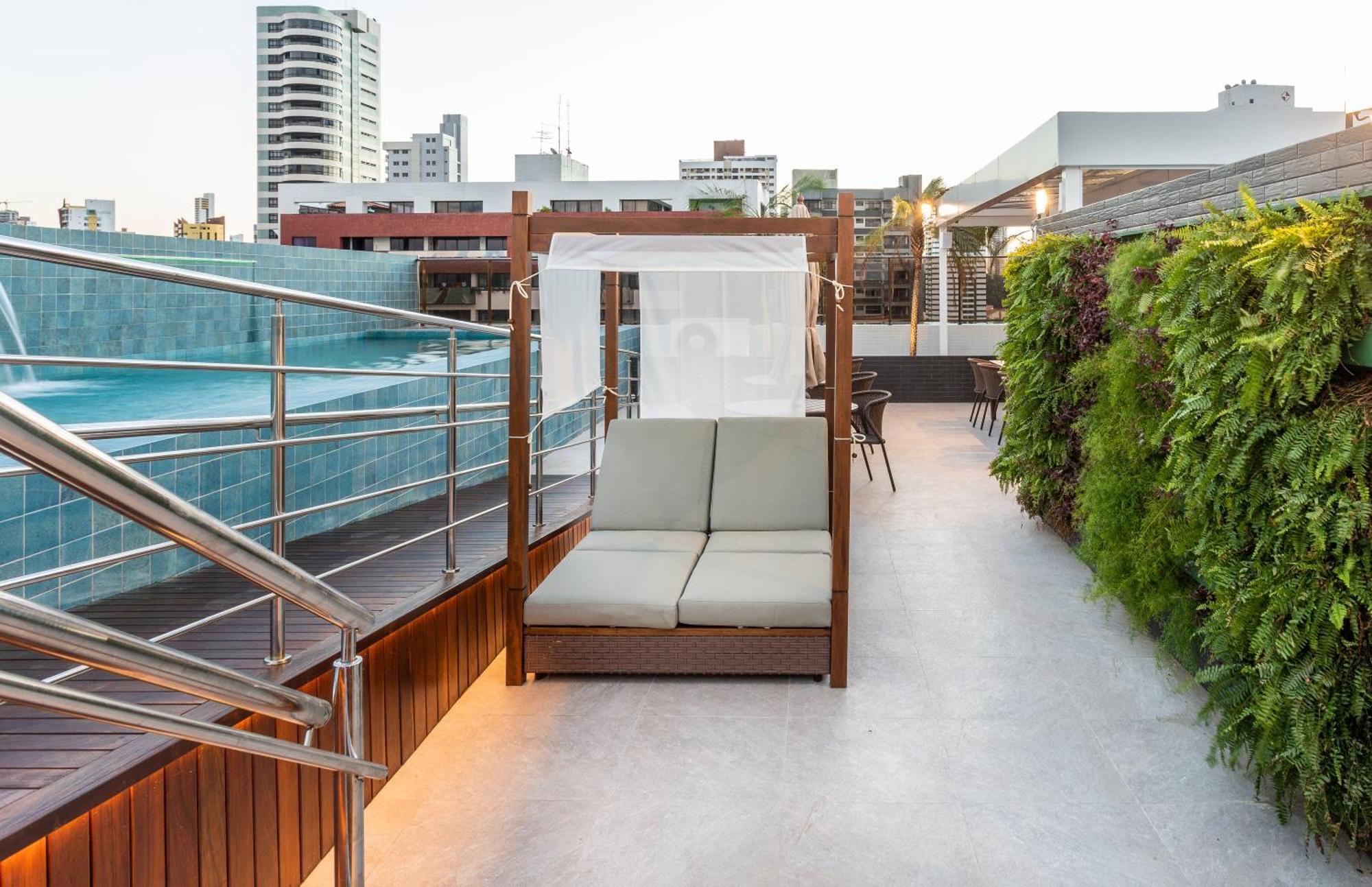 Cobertura Com Jacuzzi E Deslumbrante Vista Mar João Pessoa Exterior foto